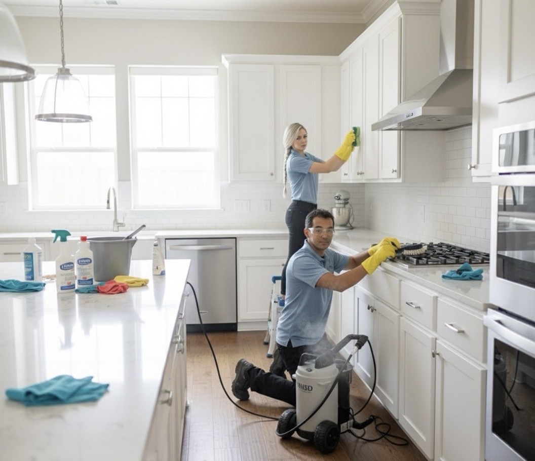 “Home cleaned by house cleaning services”